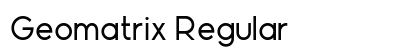 Geomatrix Regular Preview