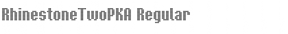 RhinestoneTwoPKA Regular Font