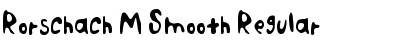 Rorschach M Smooth Regular Font