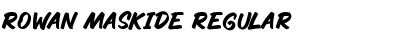 Download Rowan Maskide Font Download Rowan Maskide Font