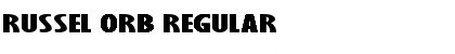 Russel-ORB Regular Font