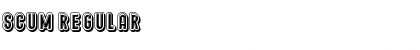 Scum Font
