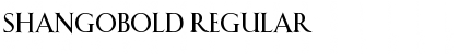 Download ShangoBold Font Download ShangoBold Font