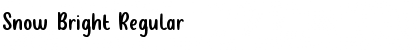 Snow Bright Font