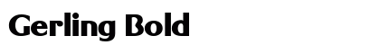 Gerling Bold preview