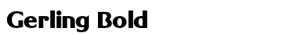 Gerling Bold preview