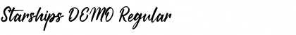 Starships DEMO Font
