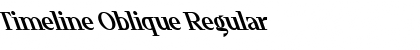 Download Timeline Oblique Font Download Timeline Oblique Font