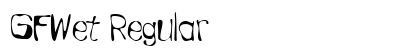 GFWet Regular preview