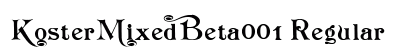KosterMixedBeta001 Regular preview