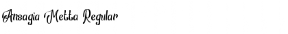 Ansagia Metta Font