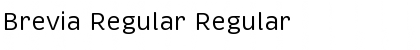 Brevia Regular Regular Font