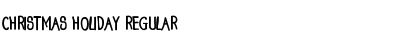 Christmas Holiday Regular Font