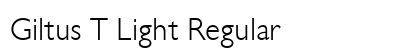 Giltus T Light Regular preview