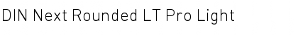 DIN Next Rounded LT Pro Font