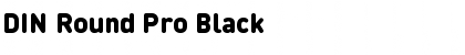 DIN Round Pro Black Font