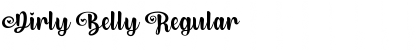 Dirly Belly Font