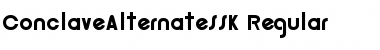 ConclaveAlternateSSK Font