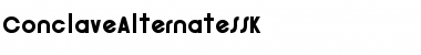 ConclaveAlternateSSK Font