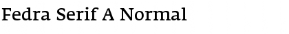 Fedra Serif A Normal Font