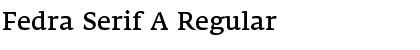 Fedra Serif A Regular Font