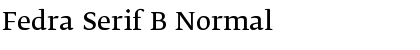 Fedra Serif B Normal Font