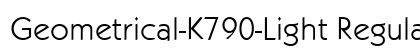 Geometrical-K790-Light Regular preview