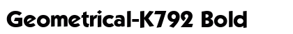 Geometrical-K792 Bold preview