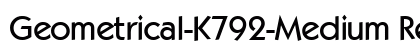 Geometrical-K792-Medium Regular preview