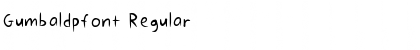 Download Gumbaldpfont Font