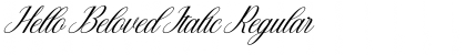 Download Hello Beloved Italic Font Download Hello Beloved Italic Font