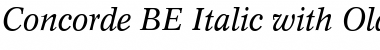 Concorde BE Italic Font