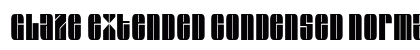 Glaze Extended Condensed Normal preview