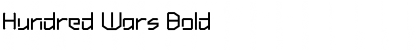 Download Hundred Wars Font