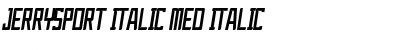 Download JerrySport Italic Med Font