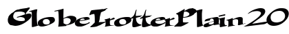 GlobeTrotterPlain20 Bold preview