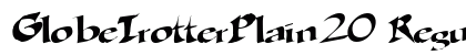 GlobeTrotterPlain20 Regular preview