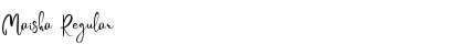 Maisha Regular Font Maisha Regular Font