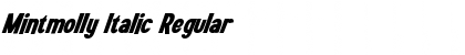 Mintmolly Italic Font