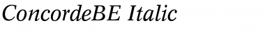 ConcordeBE Font