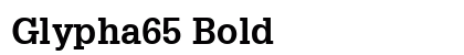 Glypha65 Bold preview
