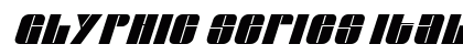 Glyphic Series Italic preview