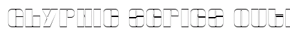 Glyphic Series Outline Regular