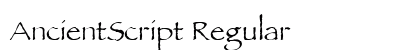 AncientScript Regular