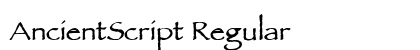 AncientScript Regular