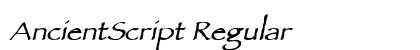 AncientScript Regular
