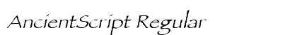 AncientScript Regular