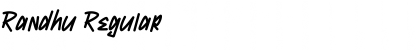 Randhu Font