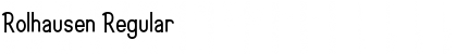 Download Rolhausen Font Download Rolhausen Font