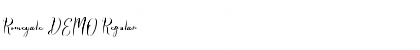 Romeyale DEMO Font